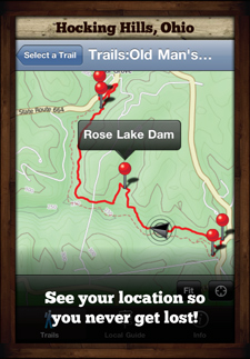 Hocking Hills, Ohio iPad App