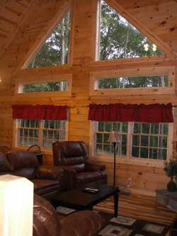 Hocking Hills Cabins Ohio Living Room