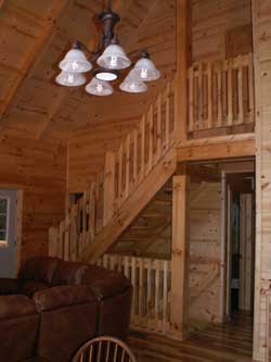 Hocking Hills Cabins Stairway