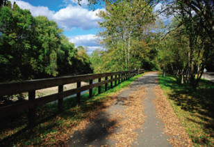 Hockhocking Adena Bikeway near Hocking Hills