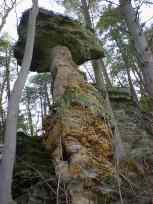Table Top Rock on The Wilderness Trail Horseback Riding Tour