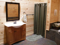 Sandstone Lodge and Cabins in Hocking Hills - Bathroom