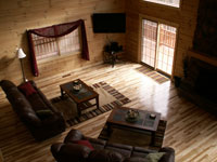 Sandstone Lodge and Cabins Rental in Hocking Hills - Family Room
